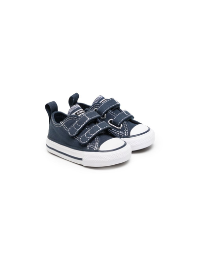 Converse Kids' Evergreen Touch-strap Sneakers In Blue