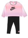 Nike Logo-print Tracksuit Set In Pink