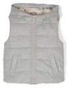 ELEVENTY PADDED ZIP-UP GILET