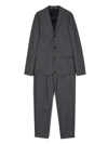 Emporio Armani Single-breasted Suit In Grey