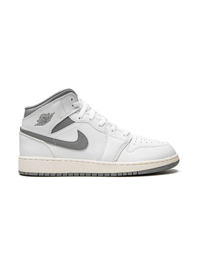 Jordan Kids' Air  1 Mid Sneakers In White