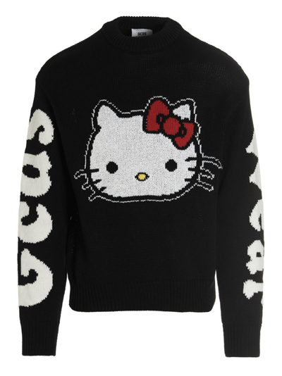 Gcds 'hello Kitty' Sweater In Black