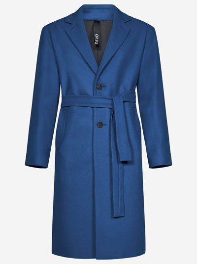 Hevo Cisternino Coat In Blue