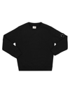 C.p. Company Logo-patch Long-sleeve Sweatshirt In Black
