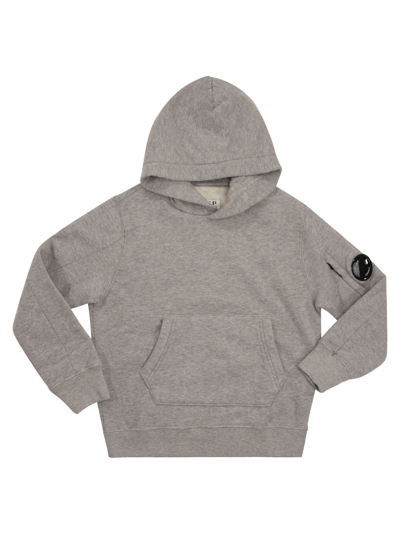 C.p. Company Kids' U16 Basic - Hoodie In Grey