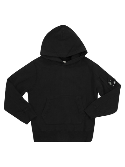 C.p. Company Kids' U16 Basic - Hoodie In Black