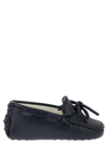 Tod's Gommino Leather Moccasin In Blue