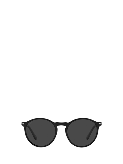 Persol Unisex Polarized Sunglasses, Po3285s 52 In Polar Black