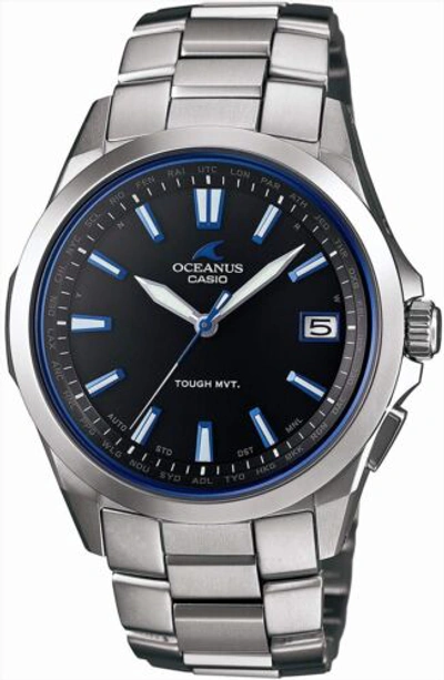 Pre-owned Casio Oceanus Ocw-s100-1ajf Titanium Tough Solar Radio Multiband 6 Men's