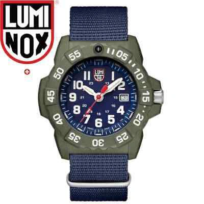 Pre-owned Luminox Watch Navy Shields 3500 Series 45mm Blue Ref.3503 Nd Quartz Men's Analog