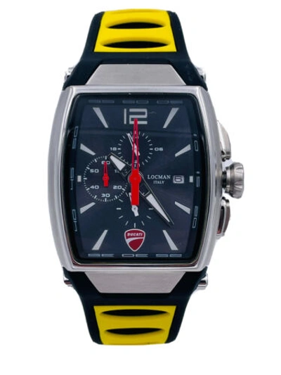 Pre-owned Locman Ducati Limited Edition Watch 550kay/660 Titanium Greatly Discounted