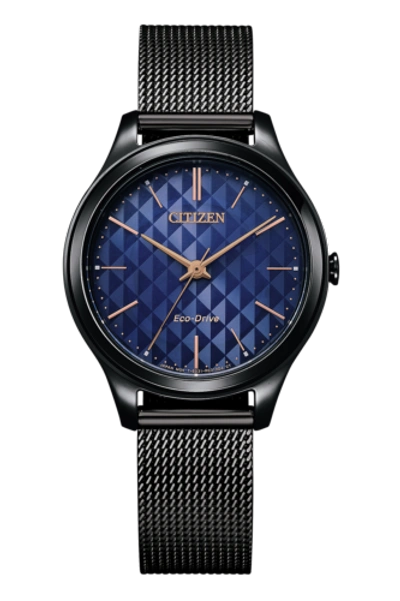 Pre-owned Citizen Em0505-88l Solar Women Watch Us4
