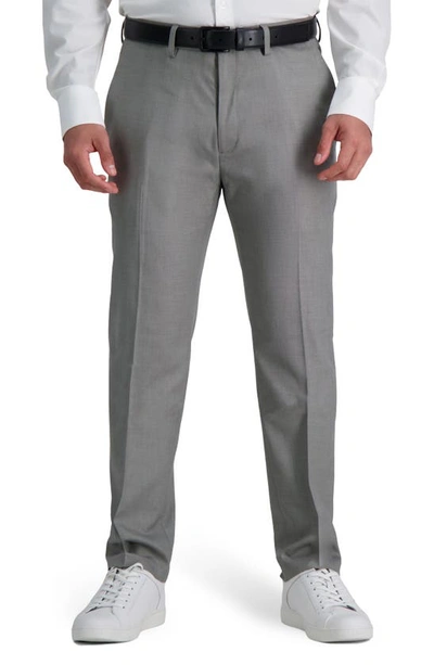KENNETH COLE REACTION KENNETH COLE REACTION SHARKSKIN SLIM FIT STRETCH DRESS PANT