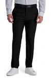 Kenneth Cole Reaction Slim Fit Premium Stretch Pants In Dark Grey Heather