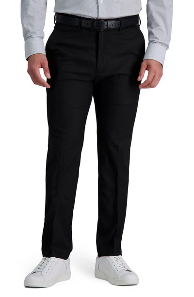 Kenneth Cole Reaction Slim Fit Premium Stretch Pants In Dark Grey Heather