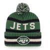 47 '47 GREEN NEW YORK JETS BERING CUFFED KNIT HAT WITH POM