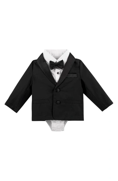 Andy & Evan Babies' Four-piece Tuxedo Set In Black