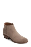 Frye Carson Piping Bootie In Medium Grey