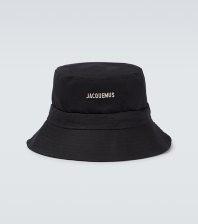 JACQUEMUS COTTON BUCKET HAT