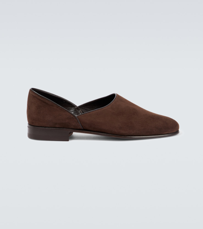 Bode Suede Loafers In Brown