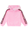 Marc Jacobs Jacquard Logo-tape Track Jacket In Pink