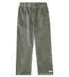 Donsje Mevil Velour Pants In Moss Grey