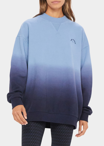 The Upside Canyon Supernova Oversized Sweatshirt In Blue