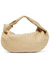 Bottega Veneta Jodie Small Leather Tote Bag In Porridge-gold