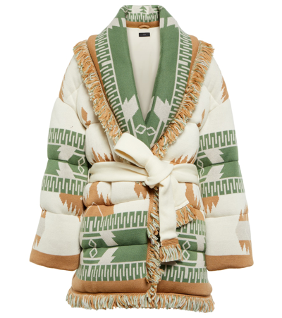 Alanui Women's Icon Jacquard Puffer Jacket In Multi