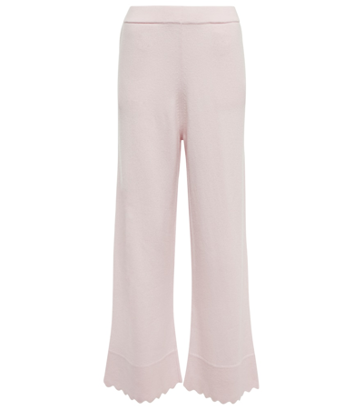 Jardin Des Orangers Wool And Cashmere Wide-leg Pants In 225-60