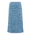 MAISON MARGIELA BOUCLÉ MIDI SKIRT