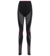 Balmain Logo Leggings In Noir/fuchsia