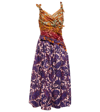 Zimmermann Tiggy Paisley-print Cutout Linen Dress In Spliced Paisley