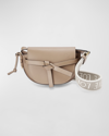 Loewe Gate Dual Mini Crossbody Bag In Sand