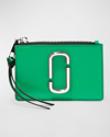 Marc Jacobs Snapshot Leather Id Wallet In Fern Green Multi