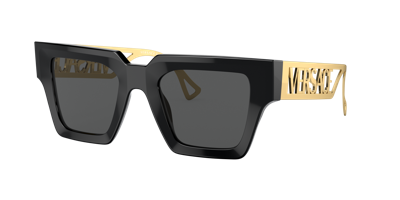 Versace Woman Sunglasses Ve4431f In Black