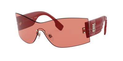 Burberry Bella Pink Shield Ladies Sunglasses Be3137 110984 45