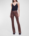 L Agence Selma High-rise Sleek Baby Boot Jeans In Cocoa Mineral Coa