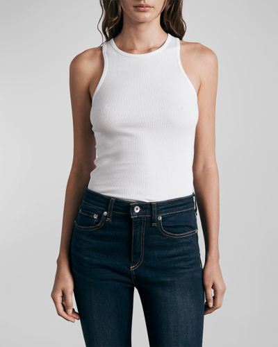 RAG & BONE THE ESSENTIAL RIBBED TANK TOP