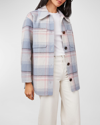 Rails Junean Plaid Connie Button-front Jacket