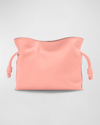 Loewe Flamenco Mini Napa Drawstring Clutch Bag In Blossom