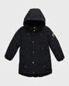 MOOSE KNUCKLES KID'S STUDDED SHEARLING PARKA