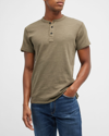 RAG & BONE MEN'S CLASSIC HENLEY SHIRT