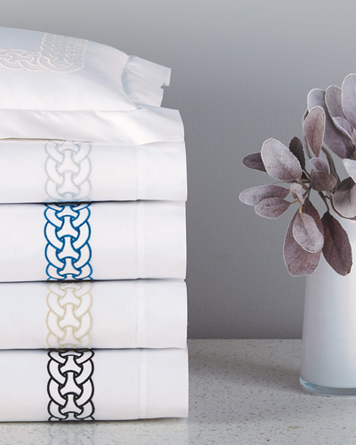 Shop Home Treasures Links Pillowcases, Set Of 2 In White