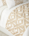 CALLISTO HOME TORNITO CHANNEL-QUILTED QUEEN QUILT