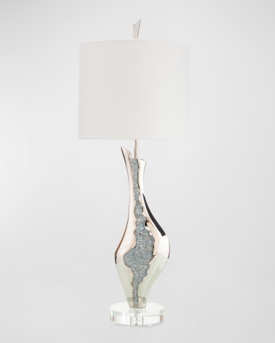 John-richard Collection Glass Geode Table Lamp