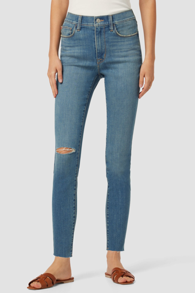 Hudson Jeans Blair High-rise Super Skinny Crop Jean In Blue