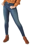 Lucky Brand Ava Mid Rise Skinny Jeans In Cheyenne