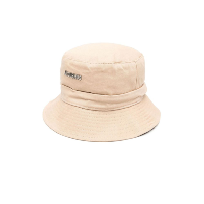 Jacquemus Neutral Le Bob Gadjo Bucket Hat In Beige