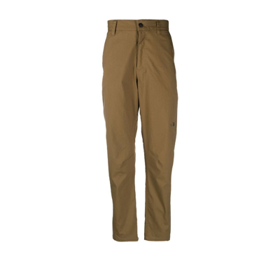 The North Face Embroidered-logo Straight-leg Trousers In Green